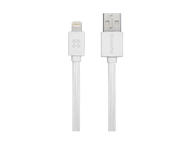 Кабели и Адаптери XtremeMac LT Flat Cable - бял