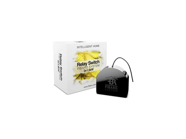 Smart Home Fibaro Relay Switch 2 x 1.5kW