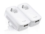 Smart Home AV2000 2-Port Gigabit Passthrough Powerline Starter Kit