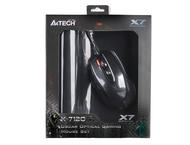 Мишки A4Tech OSCAR X-710BK + подложка X7-200MP