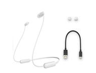 Слушалки Sony WI-C310, в бяло