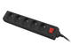 Разклонители Lanberg power strip 3 m Black