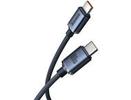 Кабели и Адаптери Baseus Crystal Shine Type-C към Type-C 100W черен 2 м