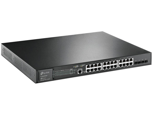 Мрежово оборудване TP-Link JetStream TL-SG3428XMP с 4 SFP+ порта