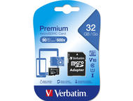 Карти памет Verbatim Premium 32GB U1 MicroSDXC Card
