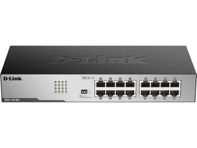 Мрежово оборудване D-Link DGS-1016D