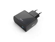 Зарядни устройства Hama зарядно с USB-A букса, 12 W, черно