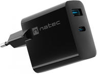 Зарядни устройства Natec Ribera Gan 65W, Black