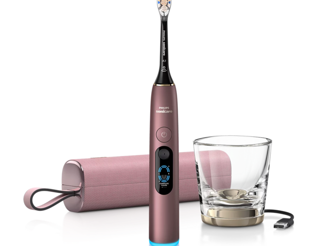 Електрически четки за зъби Звукова четка за зъби Philips Sonicare DiamondClean 9900 Prestige HX9813/95