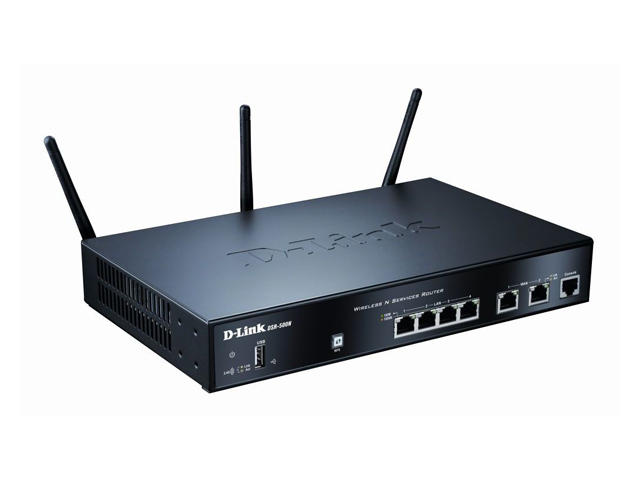 Мрежово оборудване D-Link Wireless N Unified Service Router DSR-500N